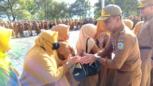 Perkuat Sinergi Usai Lebaran, Pemkot Sungai Penuh Gelar Apel dan Halal Bihalal