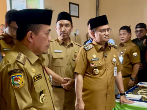 Gubernur Al Haris Tinjau Pelaksanaan Tes Kompetensi Akademik SMP di Kota Jambi