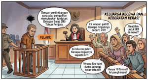 Berharap Hukuman Mati, Ternyata Pembunuh Novi Dituntut 18 Tahun