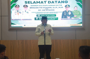 Bupati Sambut Kunjungan Danrem 042/Gapu, Perkuat Sinergi TNI dan Pemda