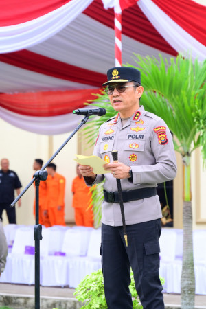 Apel Kesiapsiagaan Karhutla dan Pengendalian Massa, Kapolda Jambi Tekankan Respons Cepat dan Terukur