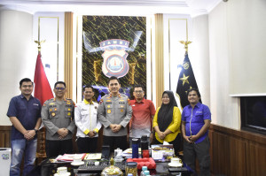 Perkuat Kemitraan, Polda Jambi silaturahmi bersama PWI Kota Jambi Siap Hadapi Tantangan Informasi Di