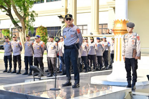 Polda Jambi Gelar Apel Siaga Pengamanan Peringatan Hari Buruh (May Day)