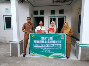 Dua Kebun PTPN IV Regional IV Bantu Korban Banjir Sarolangun 