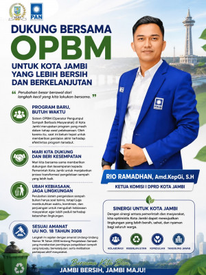 Rio Ramadhan Ajak Warga Dukung OPBM, Sebut Program Pengelolaan Sampah Kota Jambi Masih Tahap Awal