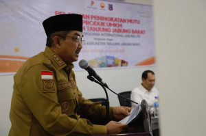 Anwar Sadat Buka Pelatihan Peningkatan Mutu UMKM, Dorong Produk Lokal Tanjab Barat Tembus Pasar Nasi