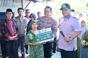 Sambut Hari Bhayangkara Ke-80, Pemkot Jambi, Polresta Jambi dan Baznas Kolaborasi Bedah Rumah