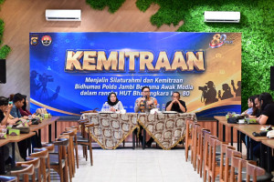 Polda Jambi Perkuat Sinergi dengan Awak Media melalui Kegiatan Kemitraan