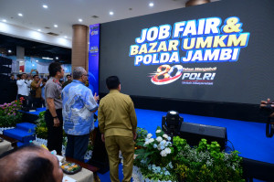 Polda Jambi Gelar Bhayangkara Presisi Job Fair & Bazar UMKM