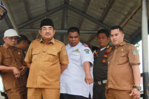 Dermaga Apung Ambruk di Tanjung Senjulang Segera di Perbaiki