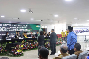 Bupati Tanjabbar Hadiri Promosi Doktor di UI, Green Productivity Sawit Tanjabbar Sebagai Penelitian