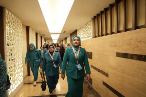  Ririn Novianty, Hadiri Puncak Peringatan Hari Kesatuan Gerak (HKG) PKK ke-54