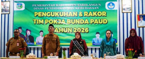 Bupati Hurmin Buka Rakor Tim Pokja Bunda PAUD Tingkat Kabupaten Sarolangun 2026