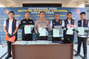 Polres Tebo Tangkap TSK KUR BSI KCP Rimbo Bujang Di Bali, Setelah Buron 1 Tahun