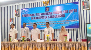 Disdikbud Sarolangun Fasilitasi Kanwil Kemenkum Jambi Sosialisasi Pelindungan Hak Cipta
