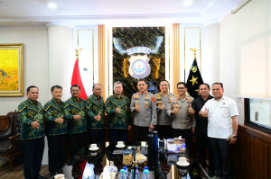 Kapolda Jambi Terima Silaturahmi Kepala Pengadilan Tinggi Jambi,  Perkuat Sinergi Antar Lembaga 