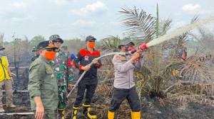 Kapolda Jambi Pastikan Penanganan Karhutla di Sungai Gelam Terus Dilakukan, Sinergi Diperkuat