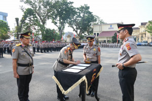 Kapolda Jambi Pimpin Sertijab Wakapolda, Brigjen Pol. K. Yani Sudarto Resmi Emban Amanah Baru