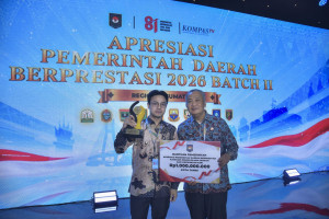 Pemkot Jambi Raih Penghargaan Nasional Kemendagri, Diguyur Dana Rp1 Miliar