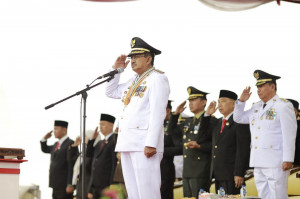 Semangat Kemerdekaan Tetap Berkobar di Tengah Gerimis