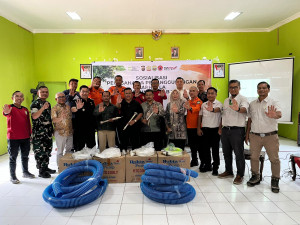  Reward  Untuk Desa Tanjung Lanjut dan Suak Putat Bebas Karhutla Dari PT Brahma Binabakti