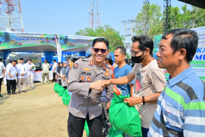 Polda Jambi Dukung Gerakan Pangan Murah, Kabid Humas Hadiri Kegiatan HUT ke-64 LPP TVRI