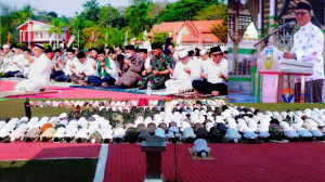 Pemkab Sarolangun Gelar Sholat Istisqo Memohon Turun Hujan