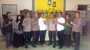 Kapolsek Mestong Ucapkan Selamat ke desa Ibru Jadi Contoh Desa Anti Korupsi 