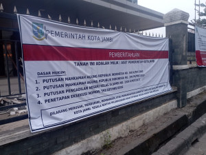 Pemkot Jambi Tegaskan Status Lahan Raden Mattaher Berkekuatan Hukum Tetap