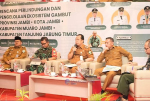 Bupati BBS Hadiri Sosialisasi Rencana Perlindungan dan Pengelolaan Ekosistem Gambut