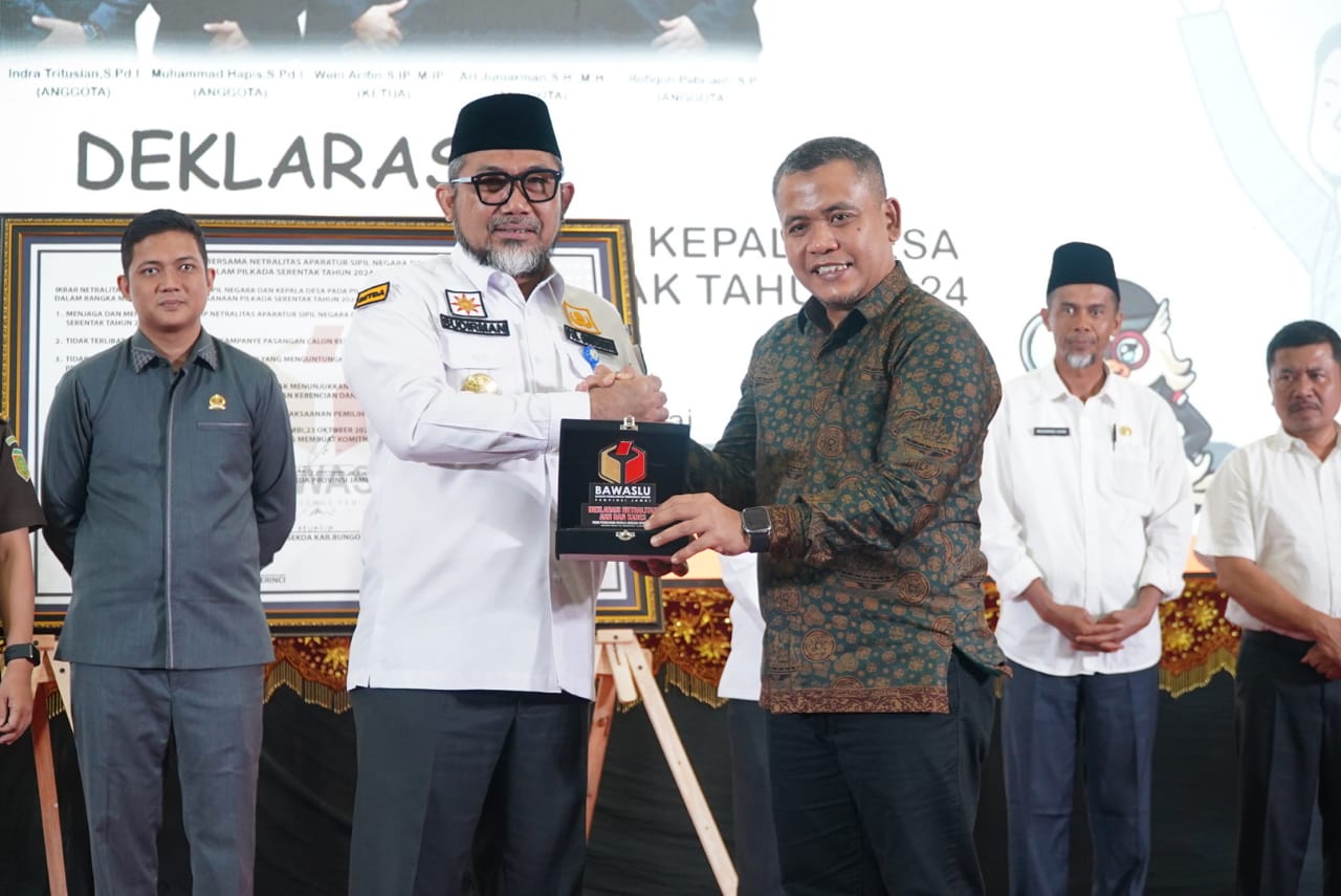 Deklarasi Netralitas ASN dan Kepala Desa pada Pemilihan Kepala Daerah Serentak Tahun 2024 di Provinsi Jambi